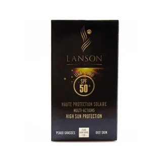 کرم ضد آفتاب رنگی لانسون LANSON برای پوست چرب