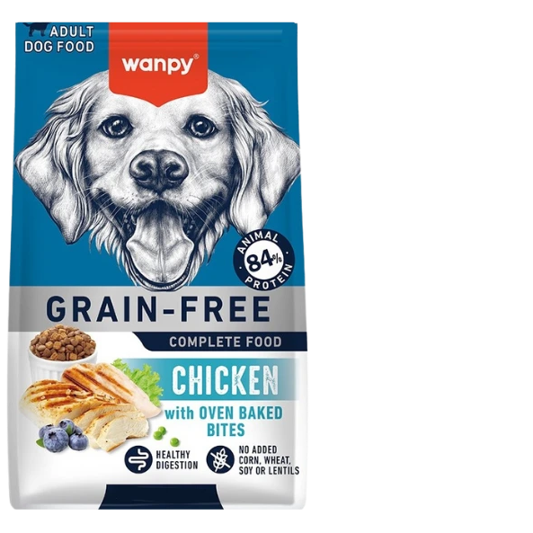 غذا خشک سگ بالغ ونپی مدل Grain Free طعم گوشت گاو وزن 50گرم