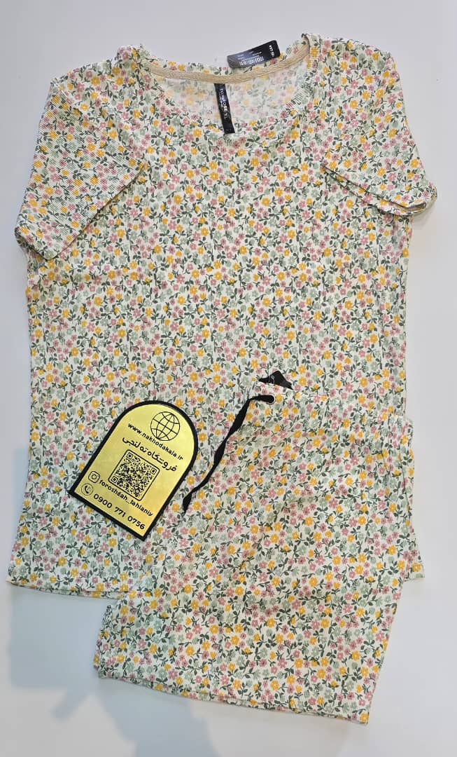 ست تیشرت شرتک گل دار