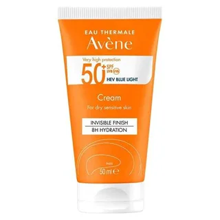 ضد افتاب اونه ضد آفتاب بدون رنگ اون Avene مدل Invisible Finish حجم 50 میل | SPF50 پوست خشک و حساس